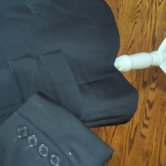Talbots Classic Black Blazer Wool Blend Office Siren Career Sz 10 - Picture 4 of 12